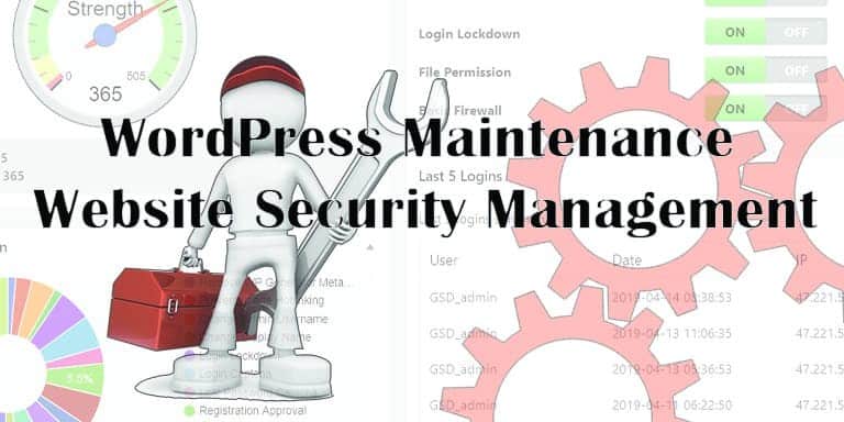 WordPress Maintenance & Website Security Management