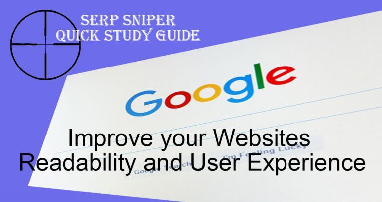 websites readability and user experience